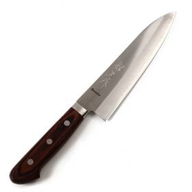 Syosakuchefskvg1gmh Syosaku 589841750153 Japanese Chef Knife Vg-1 Gold Stainless Steel Mahogany Handle Gyuto 7-inch
