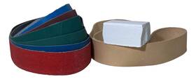 Tamrod Holdings Llc 684753742419 1 X 30 Assorted Belt Pack - 6 Grit Belts And Leather Honing With Compound