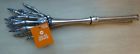 Target Halloween Salad Server Skeleton Arm Hands Bones Chrome Finish 2015 By 096528389253
