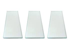Taytools 796029773444 773444 Set Of Three Pieces 5/16 X 3-1/4 8-1/4 Dead Flat Float Glass For Sca