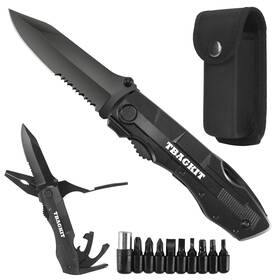 Tbagkit 658359386247 Gifts For Christmas Multitool Pocket Knife 16 In 1 Tactical With Blad