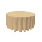 Tcpop120r-khakip03 Tcpop120r Khakip03 La Linen Polyester Poplin Tablecloth Khaki Round 840310102434