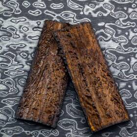 Teamwill 761517046751 2pc Deer Antler Knife Handle Scales Diy Material Slabs Pom Resin Sword Making