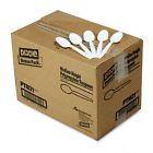 Ptm21 Teaspoons Mediumweight Plastic Dixie Tableware White Carton 000 1