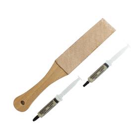 Techdiamondtools 818510017704 Set Of 11 Inch Long Leather Paddle Strop For Knife Sharpening An