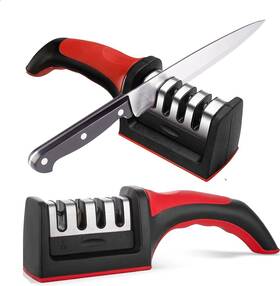 Tl2022 Technolegend Knife Sharpeners For Kitchen Knives Stainless Steel 4 In1 Ergonomic And Easy To