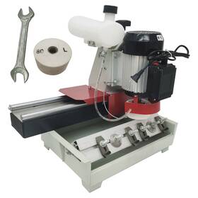 153173 Techtongda 110v Woodwork Straight Knife Sharpener Crushing Grinder Machine Max.400mm 750w