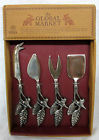 The Global Market 4 Pc Serving Utensils W Bird Leaves Cheese Tray Decor India 786460755635