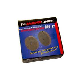 The Sausage Maker 015913326970 Meat Grinder Knife And Plate Sharpening System Fine Grind #10/12