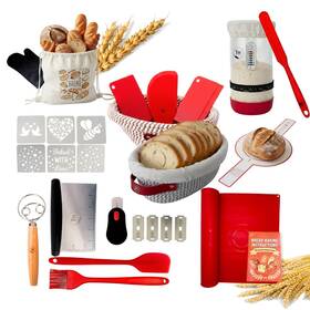 Thomasworthco. 199874144139 Complete Sourdough Starter Kit For Beginners 34oz Jar 2 Banneto