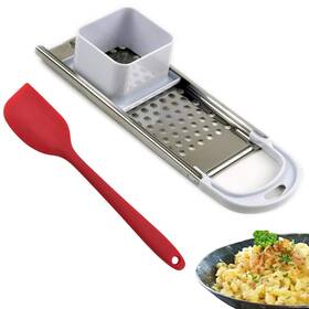 Tiyoorta 749109104799 Stainless Steel Spaetzle Maker Noodle Dumpling With Safety Pusher Incl