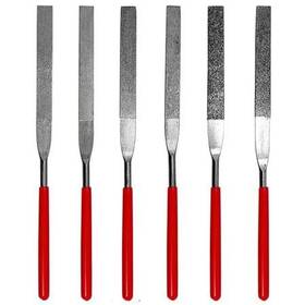 Tooltreaux 810058483621 6pc Diamond Coated Flat File Set 40 To 600 Grit