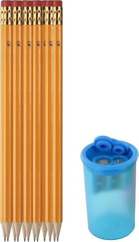 Vp-698 Top Quality Value Packs 2 Pencils Pre Sharpened Wood Cased 12 Count Pack Of 1 Yellow Graphite