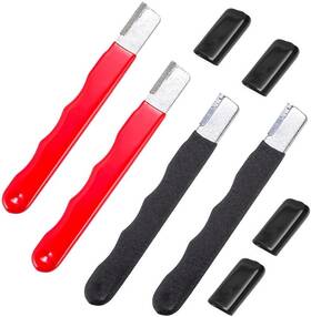 Torsor 744110672893 4 Pack Pruning Shears Blade Sharpener Mini Portable Quick Edge Sharpening Carbid