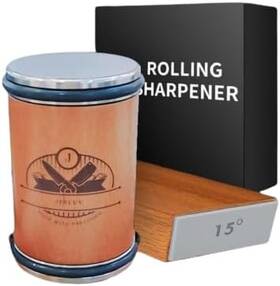 Tranrich 726084451216 Rolling Knife Sharpener Set - Professional Sharpening Kit With Roller Tool