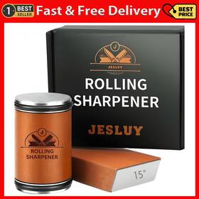 Yj-1006 Tranrich Rolling Kn Ife Sharpener Set Sharpening Kit With Roller Tool And Magnetic Holder