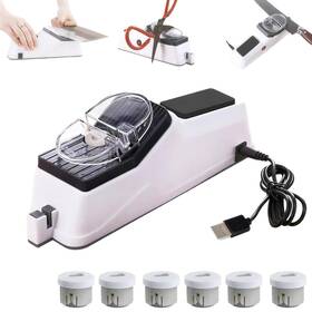 5168068644 Treayes Besyner Sharp Pro Usb Electric Knife Sharpener For Home Commercial Chef Doub