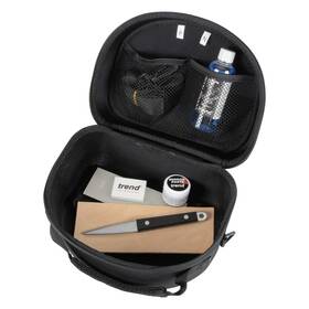 Trend 027654086131 Complete Sharpening Set 6 Inch Diamond Bench Stone Tapered File Leathe