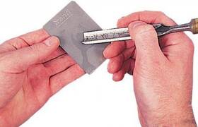 Trend 027654560105 3inch Doublesided Diamond Sharpening Stone 1000 And 600 Grit Credit Card Sized Car
