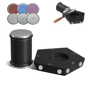 Tsfawamoe 635401381726 Rolling Knife Sharpener Kit 5 Magnetic Angle Offer 12/15/18/20/22 Roller
