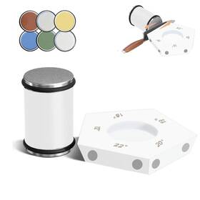Tsfawamoe 635405105281 White Rolling Knife Sharpener Professional Kit With