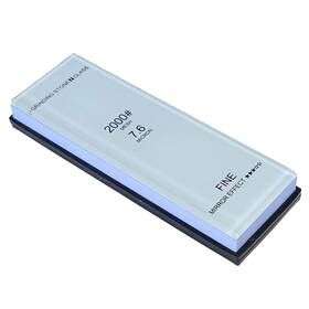 Tsfawamoe 658370673210 Glass Sharpening Stone With Non-slip Silicone Base - Whetstone Grit Single Si