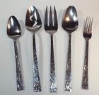 Tsw1 Towle Aquarius Or Scc Japan Stainless Serving Pieces Fork Spoon