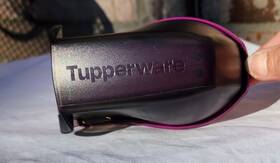 0922-nmb-1164 Tupperware Universal Std And Serrated Knife Sharpener Purple Black 7145a-4