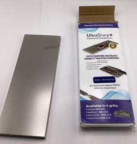 Dc38-300 Ultrasharp Diamond Sharpeners Dc38-300/1200 Ultra Sharp 8 X 3 Inch Sharpening Stone - 2-sided Grit