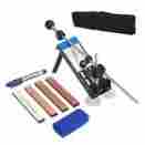 Unbranded Professional Kitchen Sharpening Knife Sharpener System Fix Angle With 4 Stones 0717520669265
