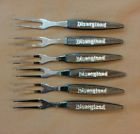 Unbranded Vintage Disneyland Olive Pickle Shrimp Forks Plastic Handles Stainless