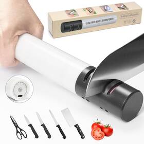 Uniwa 313031015005 Electric Knife Sharpener For Kitchen Knives Small Effortless Automatic Sc