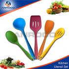 Us-5mc Anroco Silicone Kitchen Utensils Durable Pieces Multicolor 780347040135