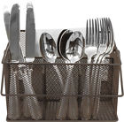 Utn-cady-brn Sorbus Utensil Caddy Napkin Holder And Condiment Organizer 816485027544