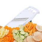 V-2052 Borner Mandoline Wave-waffle White 056975018670