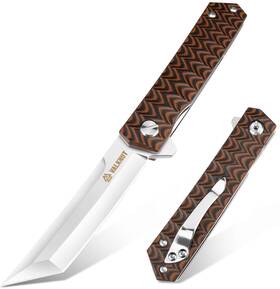 Wfr010 Valknut Tanto Folding Pocket Knife D2 Steel Knives For Men Flipper Opening J