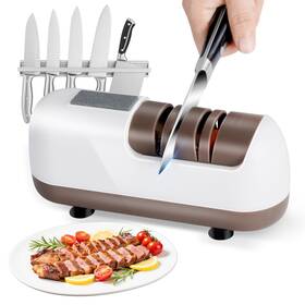Hm-802 Vgiub Electric Knife Sharpener Cordless Professional 2 Stage Sharpening 100% Diamo