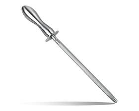 Victhur 894453489637 Honing Steel Kitchen Knife Sharpener Rod 12 Inch Sharpening For