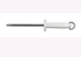 7.8991.11 Victorinox 7 Inch Regular Cut Knife Sharpening Steel With Whitehandle