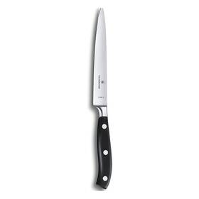 7.7203.20g Victorinox Vcx Blk 8 Inch Forged Slicing Knife Black