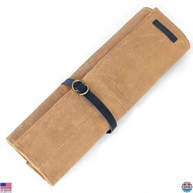 B09mvcxx97 Visit The Manjushri Store 9 Inch Chef Knife With Pocket Canvas Roll Bag And Genuine Leather Belt