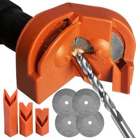 Mzq001 Vousxllez Drill Bit Sharpener Portable Multipurpose Orange