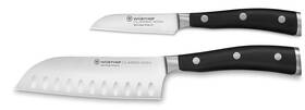 1120360211 Wü Sthof Classic Ikon 2-piece Mini Asian Chefs Knife Set Black