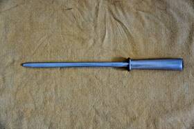 W Sthof 002293448442 Wusthof 9 Inch Brushed-steel Handled Honing Steel