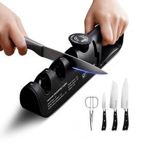 Wagensteiger 809552933352 Handheld Knife And Scissors Sharpener With Adjustable Sharpening A