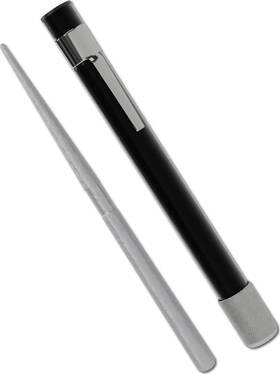 Wamery 850799007298 Serrated Knife Sharpener With Retractable Diamond Sharpening Rod. Blade