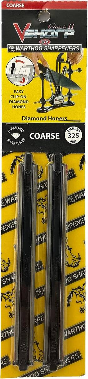 Warthog 445002677677 V-sharp A4 Replacement Hones Coarse 325 Grit For And Classic Ii Kni