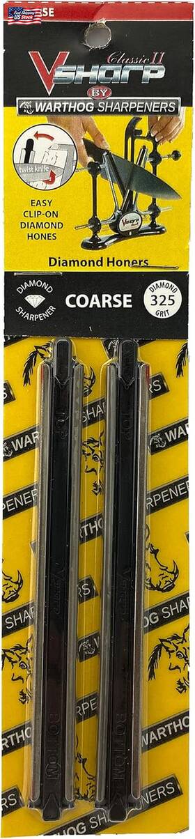 Warthog 744759042354 V-sharp A4 Replacement Hones Coarse 325 Grit For And Classic Ii Knife