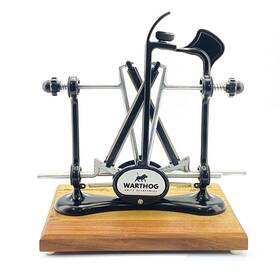 Warthog Sharpeners 009803877059 V-sharp Elite Knife With Deluxe Wooden Base 325 Grit Diam