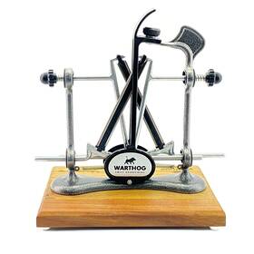 Warthog Sharpeners 009803877066 V-sharp Elite Knife With Deluxe Wooden Base 325 Grit Diam